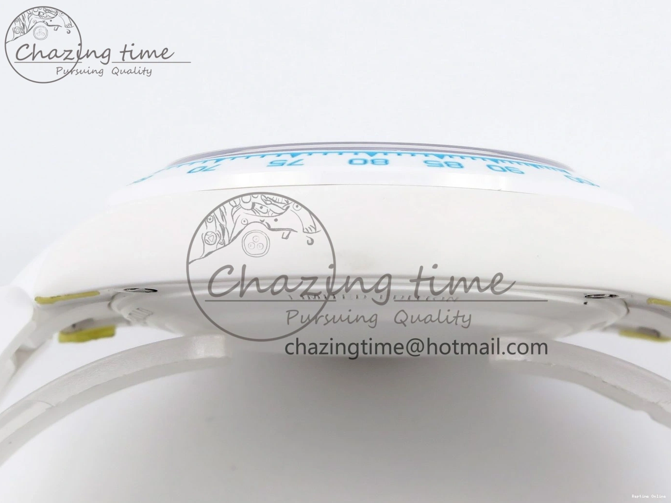 1224 Daytona AET White Ceramic Case and Bracelet Tiffany Blue Dial SA4130 V GoAnywhere 1889